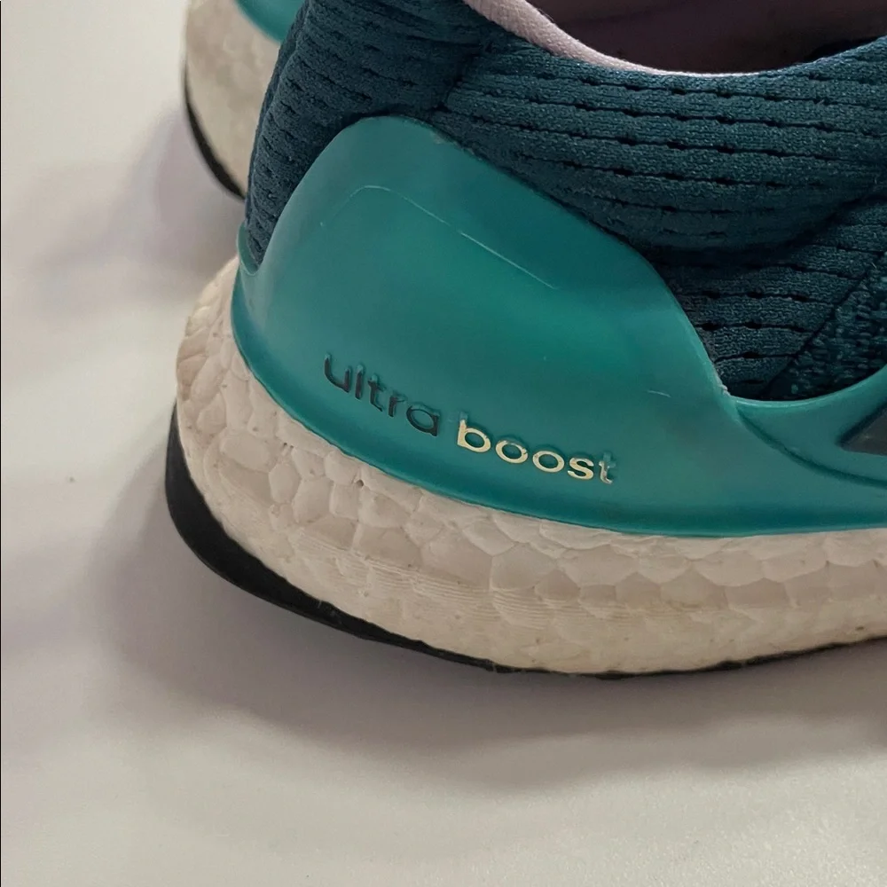 adidas Ultra Boost Teal and Purple women’s Athletic Shoes sz 7 - Picture 4 of 7